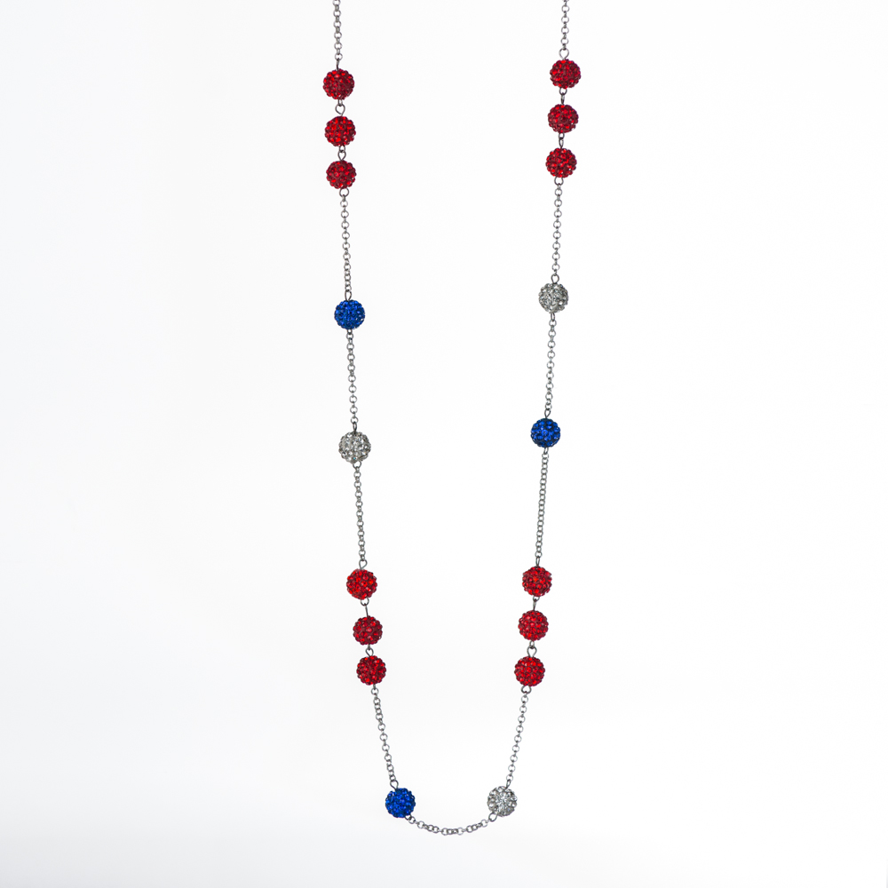 Red white and blue necklace : r/mlb
